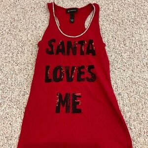 INC Racerback Christmas Tank